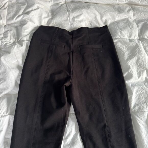 Time and Tru Black Slim Fit Stretch Pants Women's High-Waisted Work/Casual Pant - Picture 7 of 8